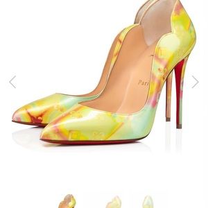 Multi colored Christian Louboutin worn once